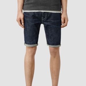 Allsaints Switch Fit Denim Shorts All Saints W30